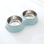 Double Food And Water Bowls - Furry Grooming